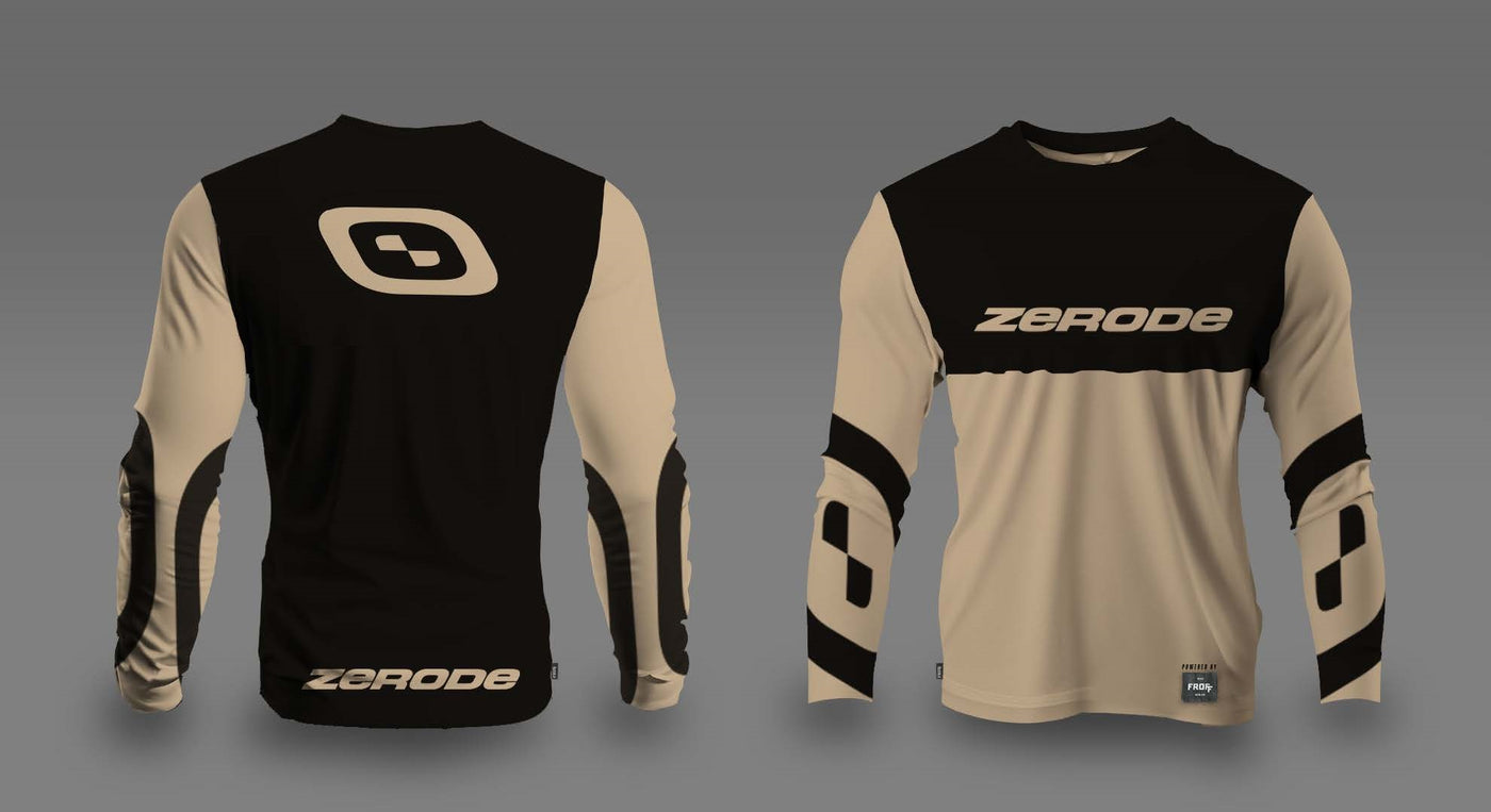 ZERODE RIDING JERSEY - MANCHES LONGUES